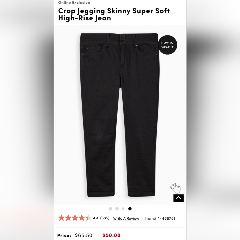 Crop jegging